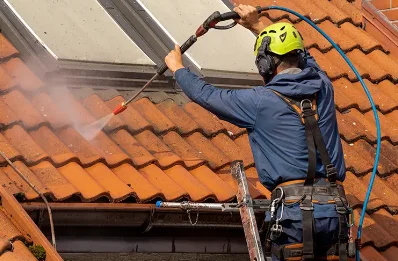 Démoussage et hydrofuge de toiture à Thiberville